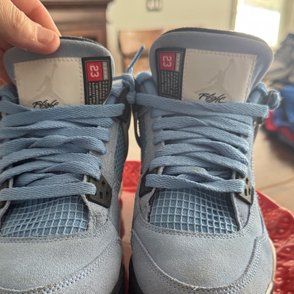 Jordan Kids Light Blue and Gray Sneakers - Picture 4 of 10